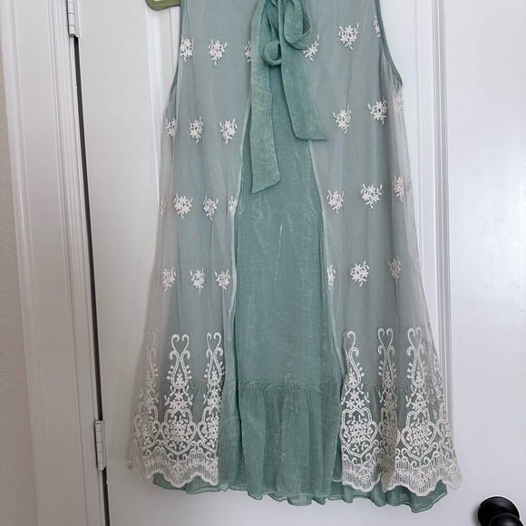 Summer mint green size L dress - Picture 3 of 4